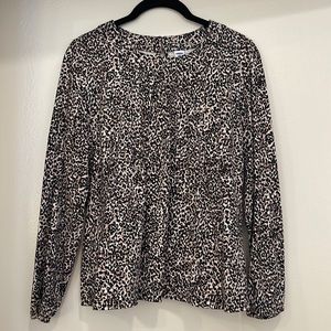OLD NAVY Leopard Top M